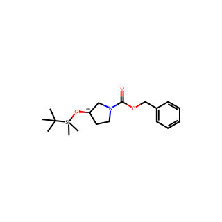 (R)-BENZYL 3-(TERT-BUTYLDIMETHYLSILYLOXY) PYRROLIDINE-1-CARBOXYLATE