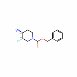 (3S,4S)-Benzyl 4-amino-3-fluoropiperidine-1-carboxylate
