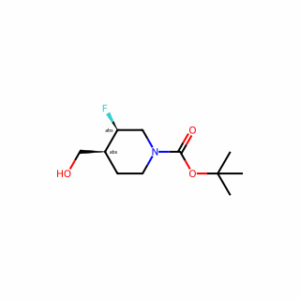 (3R,4S)-tert-Butyl 3-fluoro-4-(hydroxymethyl)piperidine-1-carboxylate