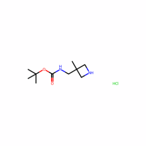tert-Butyl ((3-methylazetidin-3-yl)methyl)carbamate hydrochloride
