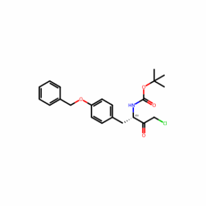 tert-Butyl N-[(2S)-1-[4-(benzyloxy)phenyl]-4-chloro-3-oxobutan-2-yl]carbamate