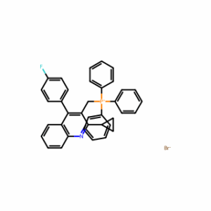 ((2-Cyclopropyl-4-(4-fluorophenyl)quinolin-3-yl)methyl)triphenylphosphonium bromide