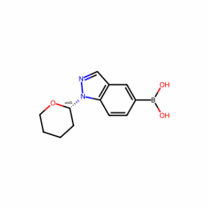 (1-(Tetrahydro-2H-pyran-2-yl)-1H-indazol-5-yl)boronic acid