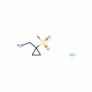 ([1-(Methylsulfonyl)cyclopropyl]methyl)amine hydrochloride