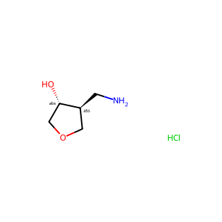 (3R,4S)-rel-4-(Aminomethyl)tetrahydrofuran-3-ol hydrochloride