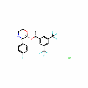 (2R,3S)-2-((R)-1-(3,5-Bis(trifluoromethyl)phenyl)ethoxy)-3-(4-fluorophenyl)morpholine hydrochloride