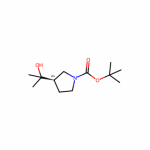 tert-butyl (3r)-3-(2-hydroxypropan-2-yl)pyrrolidine-1-carboxylate