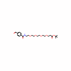 tert-Butyl 1-(4-formylphenyl)-1-oxo-5,8,11,14-tetraoxa-2-azaheptadecan-17-oate