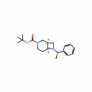 (1R,6S)-3-Boc-7-[(R)-1-phenylethyl]-3,7-diazabicyclo[4.2.0]octane