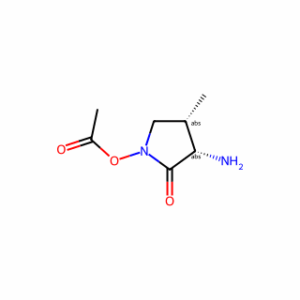 (3S,4S)-3-Amino-1-hydroxy-4-methyl-2-pyrrolidinone Acetate