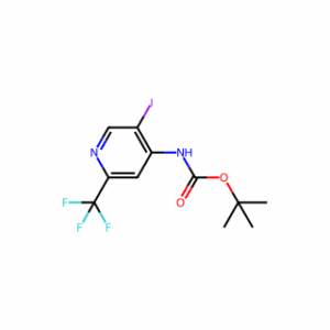 tert-Butyl (5-iodo-2-(trifluoromethyl)pyridin-4-yl)carbamate