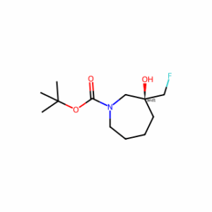 TERT-BUTYL 3-(FLUOROMETHYL)-3-HYDROXYAZEPANE-1-CARBOXYLATE