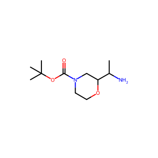 tert-Butyl 2-(1-aminoethyl)morpholine-4-carboxylate