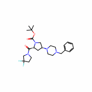 (2S,4S)-1-Boc-4-(4-benzyl-1-piperazinyl)-2-(3,3-difluoropyrrolidine-1-carbonyl)pyrrolidine