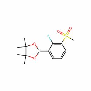 (2-FLUORO-3-(METHYLSULFONYL)PHENYL)BORONIC ACID PINACOL ESTER
