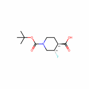Trans-1-(Tert-Butoxycarbonyl)-3-Fluoropiperidine-4-Carboxylic Acid