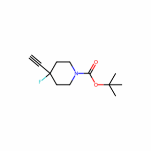 tert-butyl 4-ethynyl-4-fluoropiperidine-1-carboxylate