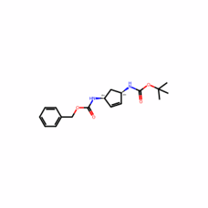 (1R,4S)-(4-Benzyloxycarbonylamino-cyclopent-2-enyl)-carbamic acid tert-butyl ester