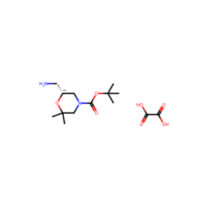 (R)-tert-Butyl 6-(aminomethyl)-2,2-dimethylmorpholine-4-carboxylate oxalate
