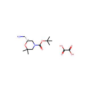 (R)-tert-Butyl 6-(aminomethyl)-2,2-dimethylmorpholine-4-carboxylate oxalate