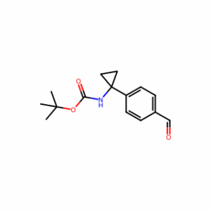 tert-Butyl N-[1-(4-formylphenyl)cyclopropyl]carbamate