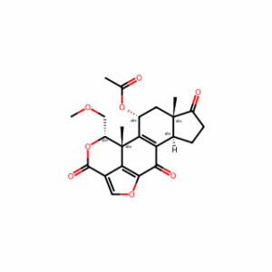 (1S,6bR,9aS,11R,11bR)-11-(Acetyloxy)-1,6b,7,8,9a,10,11,11b-octahydro-1-(methoxymethyl)-9a,11b-dimethyl-3H-furo[4,3,2-de]indeno[4,5-h]-2-benzopyran-3,6,9-trione