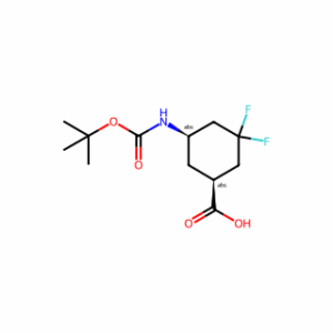 (1S,5R)-5-((tert-Butoxycarbonyl)amino)-3,3-difluorocyclohexanecarboxylic acid