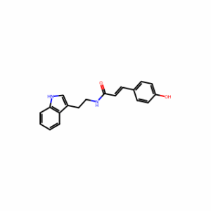 (E)-N-(2-(1H-Indol-3-Yl)Ethyl)-3-(4-Hydroxyphenyl)Acrylamide