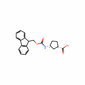 (1S,3R)-3-((((9H-Fluoren-9-yl)methoxy)carbonyl)amino)cyclopentanecarboxylic acid