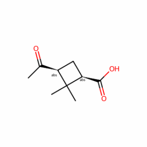 (1R,3S)-3-Acetyl-2,2-dimethylcyclobutane-carboxylic acid
