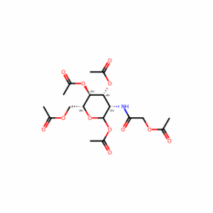 (3S,4R,5S,6R)-3-(2-Acetoxyacetamido)-6-(acetoxymethyl)tetrahydro-2H-pyran-2,4,5-triyl triacetate