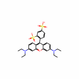 Xanthylium, 3,6-bis(diethylamino)-9-(2,4-disulfophenyl)-, inner salt