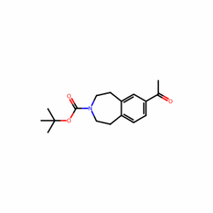 tert-butyl 7-acetyl-2,3,4,5-tetrahydro-1H-3-benzazepine-3-carboxylate