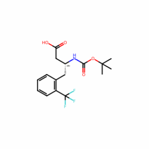 (R)-3-((tert-Butoxycarbonyl)amino)-4-(2-(trifluoromethyl)phenyl)butanoic acid