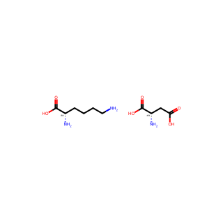 (S)-2,6-Diaminohexanoic acid compound with (S)-2-aminosuccinic acid (1:1)