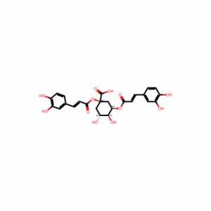 (1R,3R,4S,5R)-1,3-Bis((3-(3,4-Dihydroxyphenyl)Acryloyl)Oxy)-4,5-Dihydroxycyclohexanecarboxylic Acid
