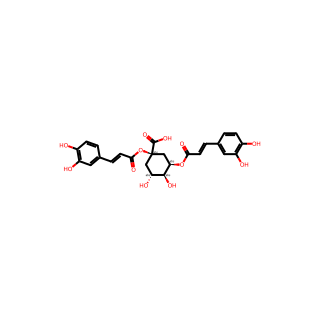 (1R,3R,4S,5R)-1,3-Bis((3-(3,4-Dihydroxyphenyl)Acryloyl)Oxy)-4,5-Dihydroxycyclohexanecarboxylic Acid