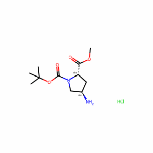 (2S,4R)-1-tert-Butyl 2-methyl 4-aminopyrrolidine-1,2-dicarboxylate hydrochloride