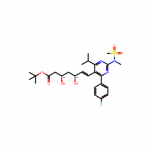 (3R,5S,6E)-7-[4-(4-Fluorophenyl)-6-isopropyl-2-[(methanesulfonyl) methylamino]pyrimidin-5-yl]-3,5-dihydroxyhept-6-enoic acid tert-butyl ester