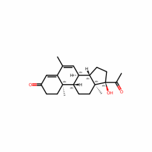 (8R,9S,10R,13S,14S,17R)-17-Acetyl-17-hydroxy-6,10,13-trimethyl-8,9,10,11,12,13,14,15,16,17-decahydro-1H-cyclopenta[a]phenanthren-3(2H)-one