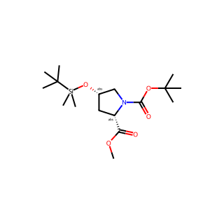 (2S,4S)-1-tert-Butyl 2-methyl 4-((tert-butyldimethylsilyl)oxy)pyrrolidine-1,2-dicarboxylate