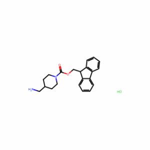 (9H-Fluoren-9-yl)methyl 4-(aminomethyl)piperidine-1-carboxylate hydrochloride