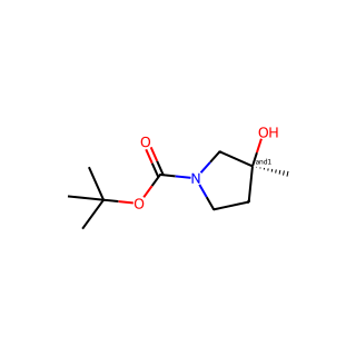 tert-Butyl 3-hydroxy-3-methylpyrrolidine-1-carboxylate
