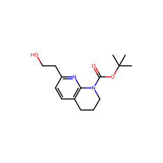 tert-Butyl 7-(2-hydroxyethyl)-3,4-dihydro-1,8-naphthyridine-1(2H)-carboxylate