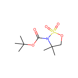 tert-butyl 4,4-Dimethyl-2,2-dioxooxathiazolidine-3-carboxylate