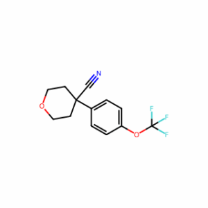 Tetrahydro-4-[4-(trifluoromethoxy)phenyl]-2H-pyran-4-carbonitrile