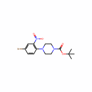 tert-Butyl 4-(4-bromo-2-nitrophenyl)piperazine-1-carboxylate