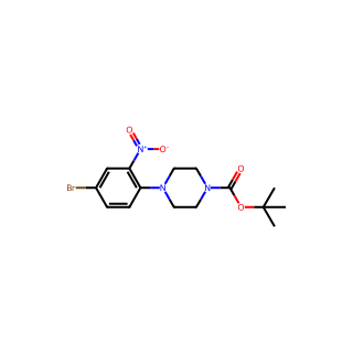 tert-Butyl 4-(4-bromo-2-nitrophenyl)piperazine-1-carboxylate