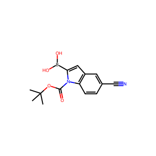 (1-Boc-5-cyanoindol-2-yl)boronic acid