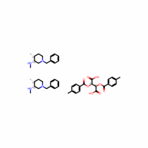 (3R,4R)-1-Benzyl-N,4-dimethylpiperidin-3-amine ((2R,3R)-2,3-bis((4-methylbenzoyl)oxy)succinate) (2:1)